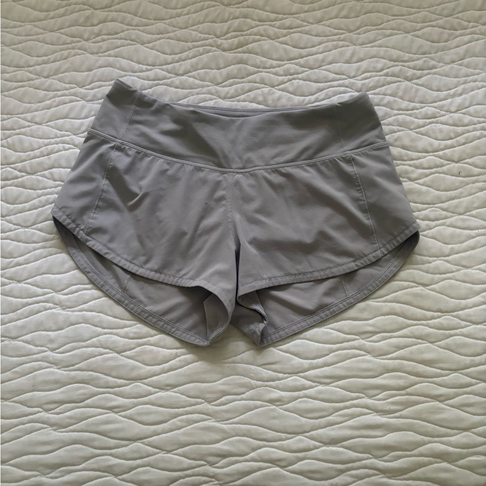 Purple LuLulemon speed up shorts